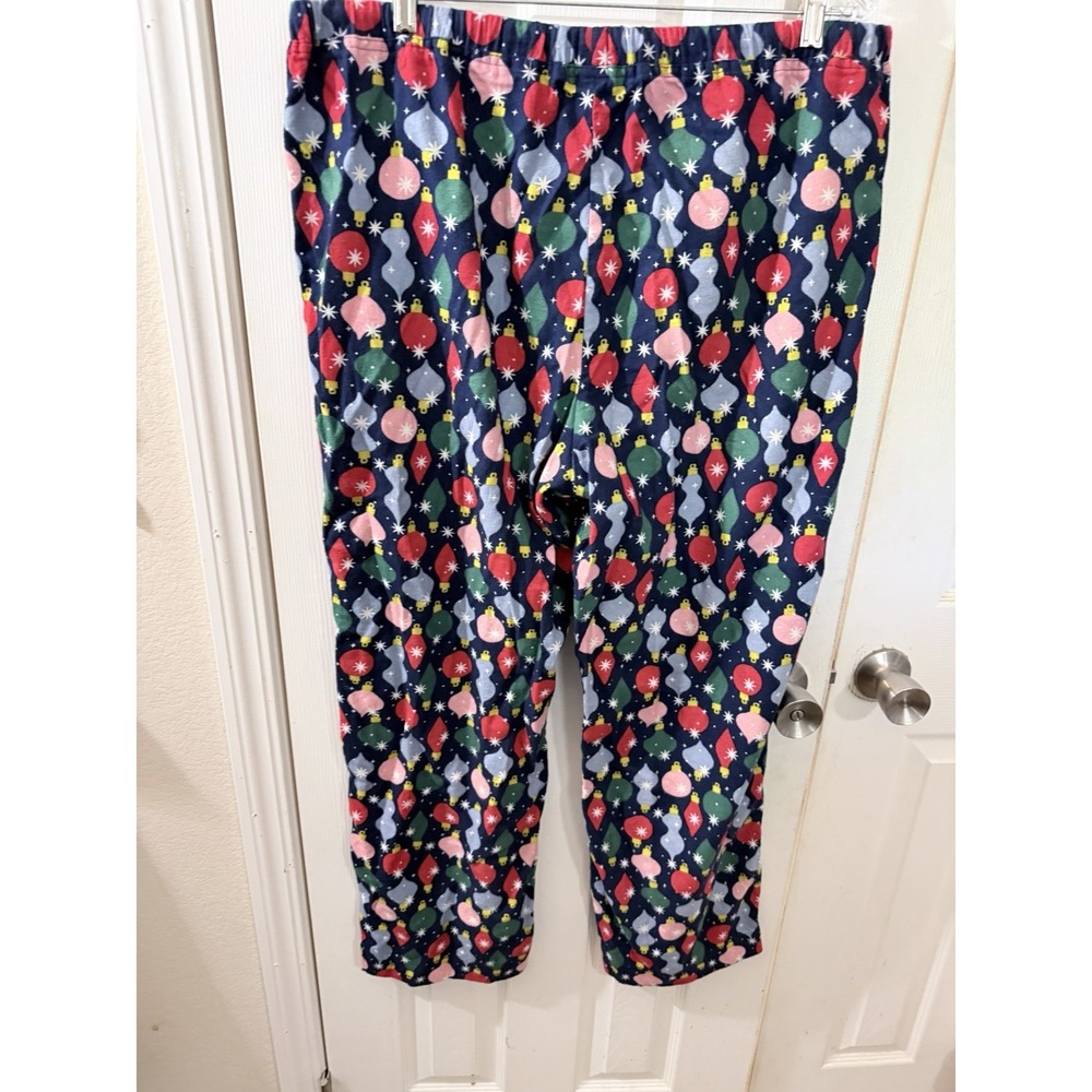 Hanna Andersson Adult Christmas Pajama Pants Shine Bright Size XL